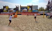 Чемпионат работников ж.д.транспорта по пляжному волейболу. 1-й день