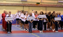 Первый день чемпионата МССЖ по бадминтону