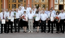 Награждение команды Западно-Сибирской ж.д.