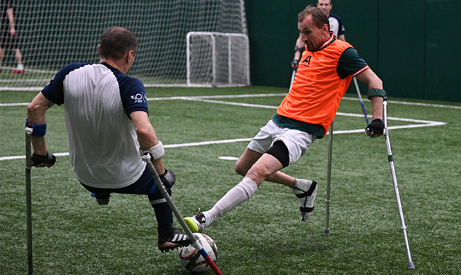 Товарищеский матч по адаптивному футболу