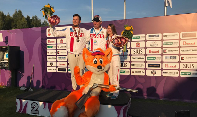 Золото, два серебра и бронза в ските!