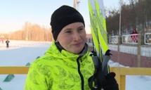 Чемпионат по лыжным гонкам. Мария Пономарева