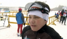 Чемпионат по лыжным гонкам. Марина Ларькова